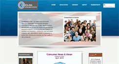 Desktop Screenshot of carolinaconsumercouncil.org